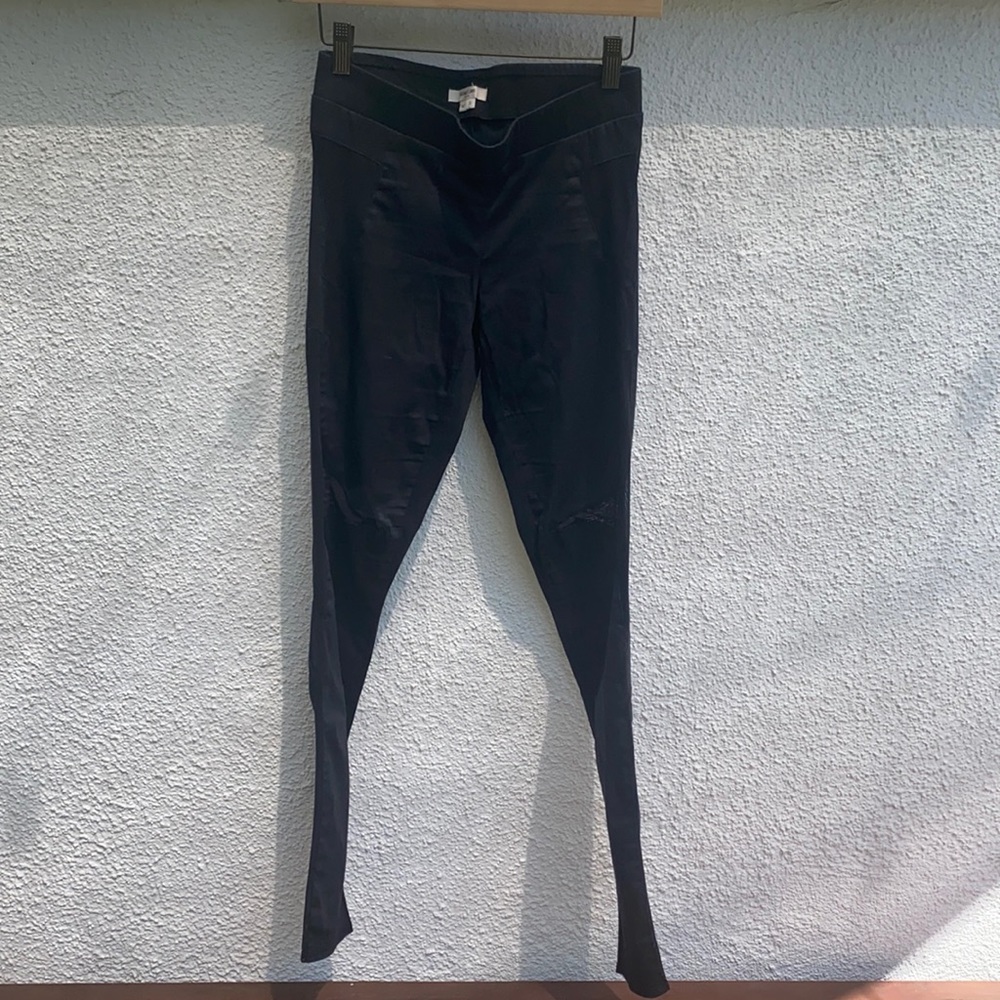 Skinny pants with mesh details from HELMUT LANG, S